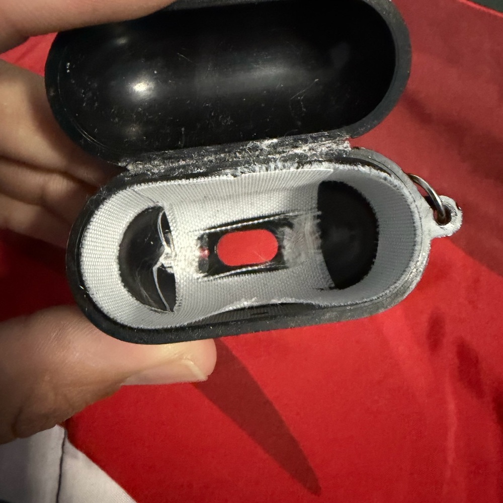 Navy blue Louis Vuitton Lv logo AirPods 4 Case - Picture 6 of 7